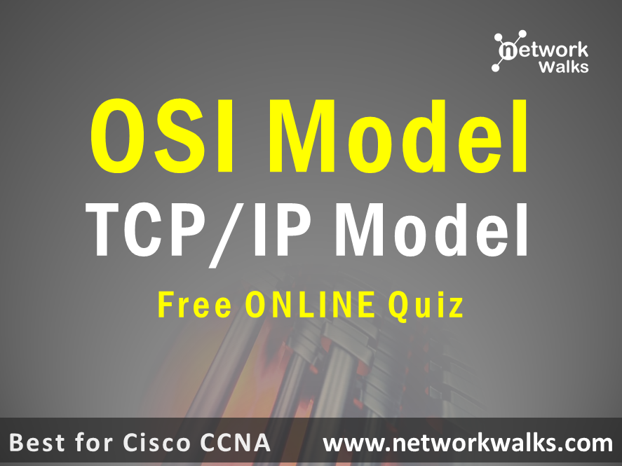 OSI Model TCP/IP model online free quiz