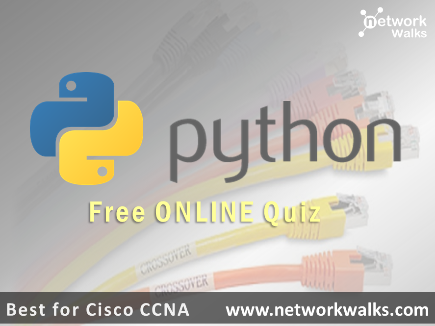 Python free online quiz networkwalks