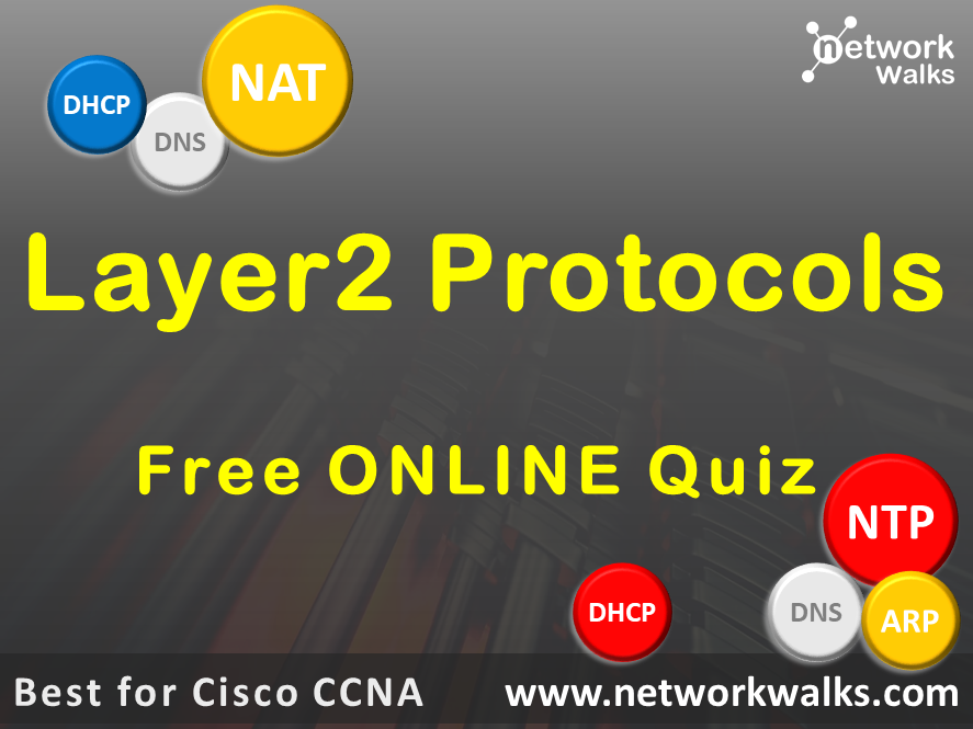 Layer2 Protocols, DNS DHCP free online quiz