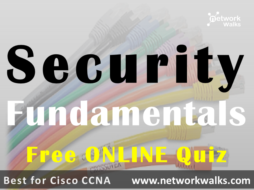 Security fundamentals online free quiz