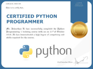 Python Programming Training Course